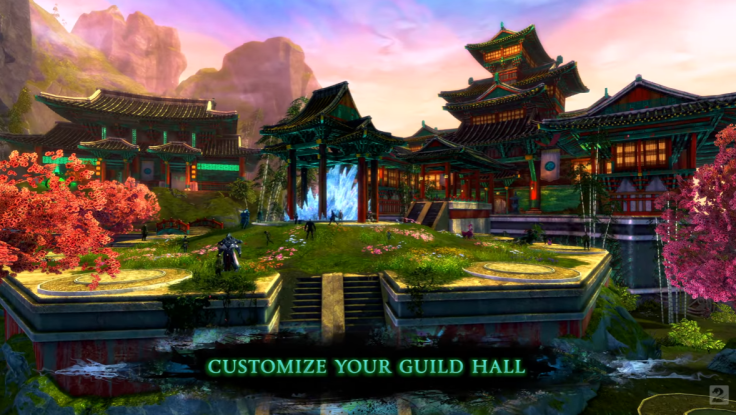 The new guild hall set in Cantha for Guild Wars 2 End of Dragons