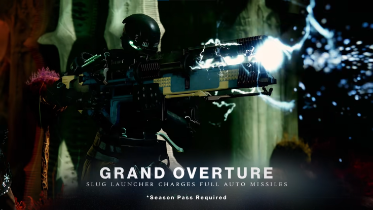 The Grand Overture exotic Slug Launcher in Destiny 2