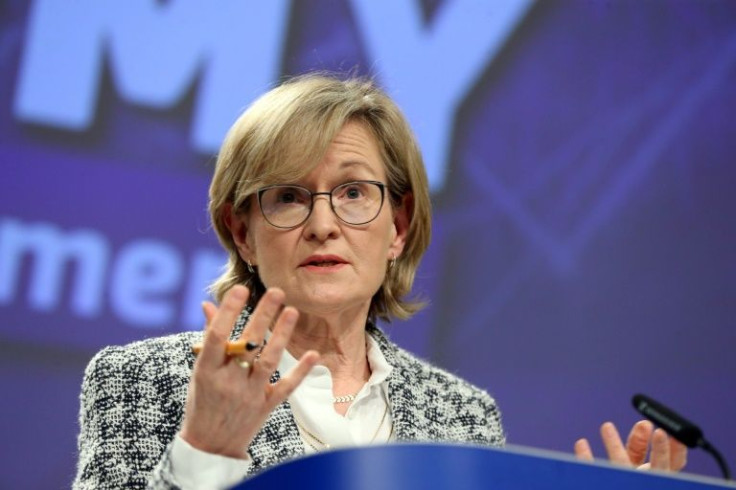 EU commissioner Mairead McGuinness defended the decision
