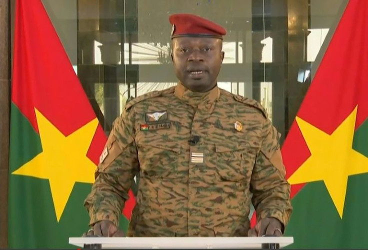 Burkina junta leader Lieutenant-Colonel Paul-Henri Sandaogo Damiba