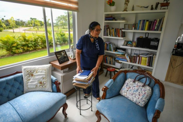 Olga Cristancho, an attorney and one of two women who uncovered the abuse, is seen at her home