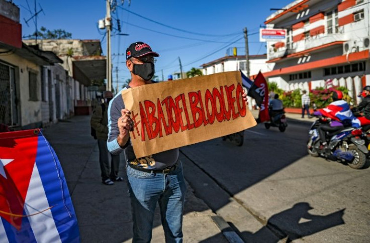 The US blockade has contributed to making life hard for many Cubans