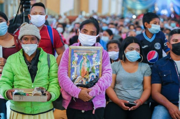 Devotees flocked to the Virgen de Suyapa basilica to mark an annual celebration of the wooden statuette of the mother of ChristÂ