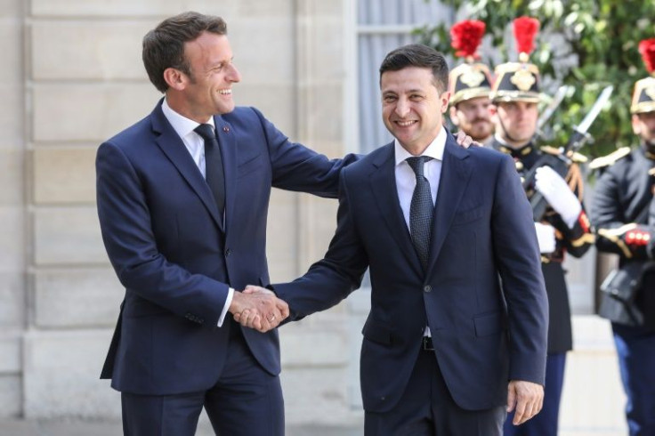 Macron will meet pro-western Ukrainian leader Volodymyr Zelensky on Tuesday in Kyiv