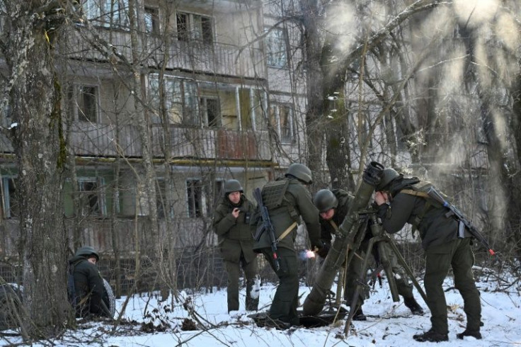 For Ukraine's forces, the deserted streets and apartment blocks of Pripyat -- empty since residents were evacuated following the nuclear reactor disaster in 1986 -- made an ideal training ground