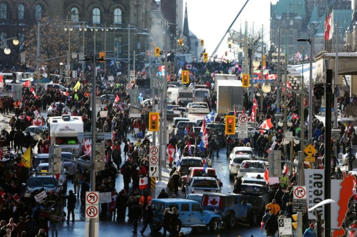 Truckers packed the streets of Ottawa this week to protest vaccine mandates for crossborder travel between Canada and the United States
