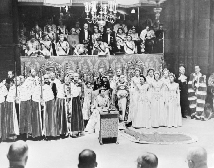 Queen Elizabeth II was crowned at a ceremony at Westminster Abbey in June 1953