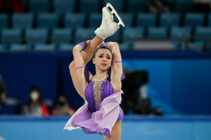 Russia's Kamila Valieva, 15, showed why she will start among the favourites for the women's figure skating title