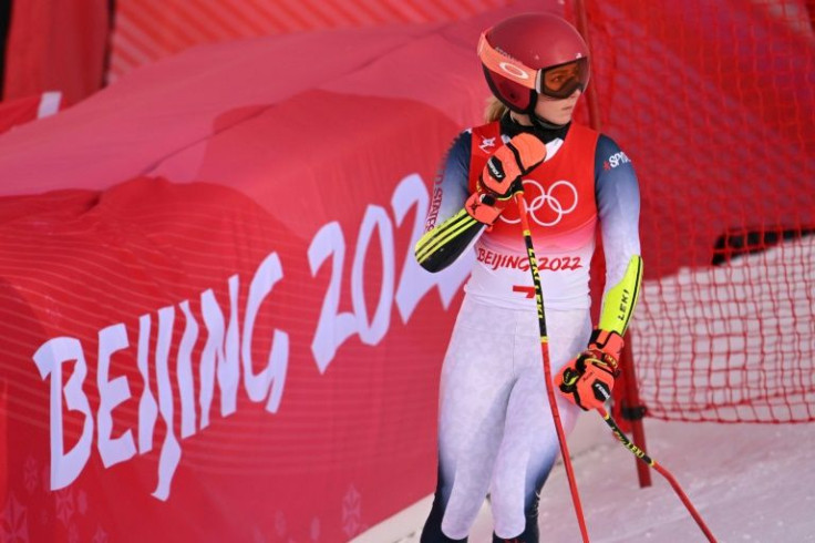Mikaela Shiffrin's bid for a third Olympic gold medal ended rapidly at the Beijing Games when she pulled up in the giant slalom