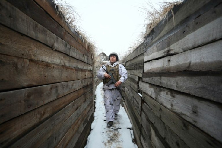 Weeks of increasing talk of war has been tough on morale for frontline Ukrainian soldiers
