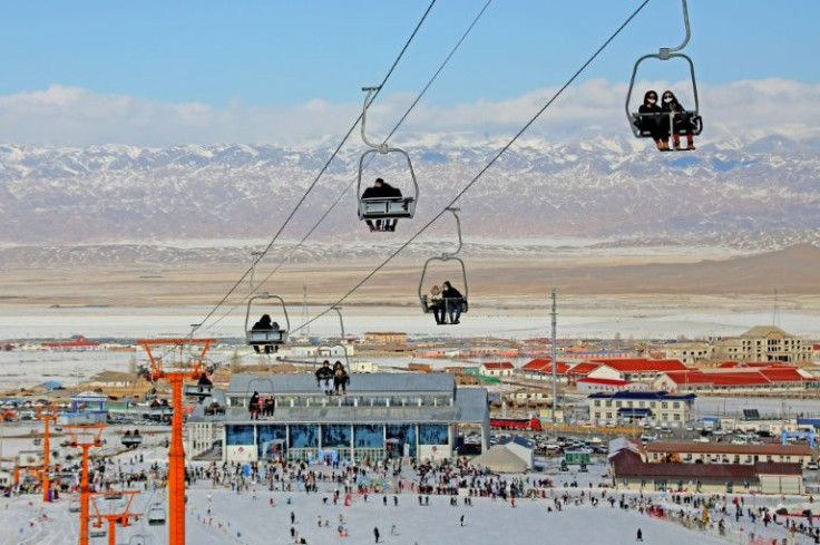 A deluge of state media reports has instead declared "a ski fever" is taking hold in Xinjiang, while wealthy young urbanites snap selfies with expensive ski gear in front of the region's snow-capped mountains
