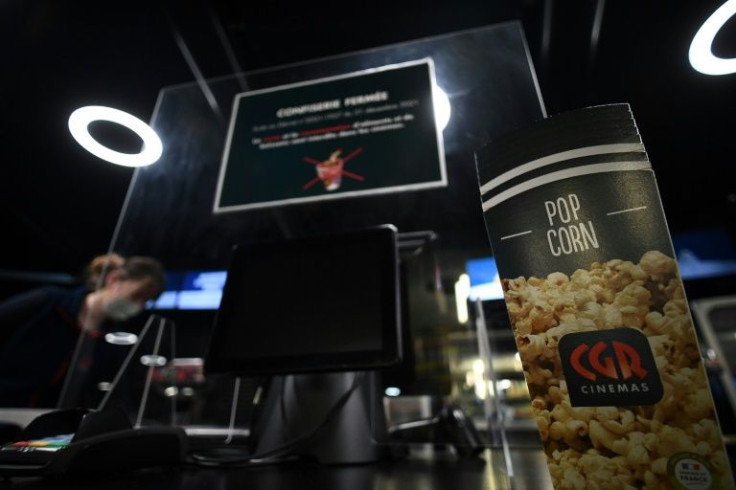 Popcorn sales in cinemas have fallen sharply as a result of lockdown restrictions