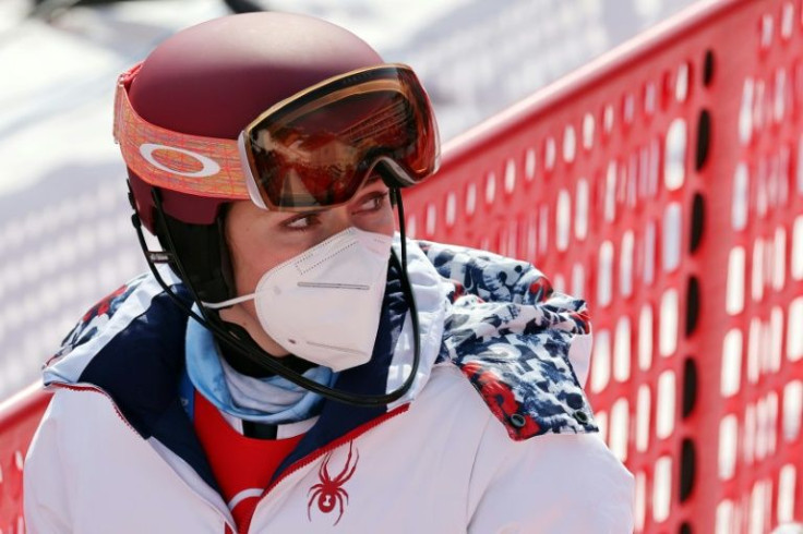Mikaela Shiffrin slid out of the women's slalom