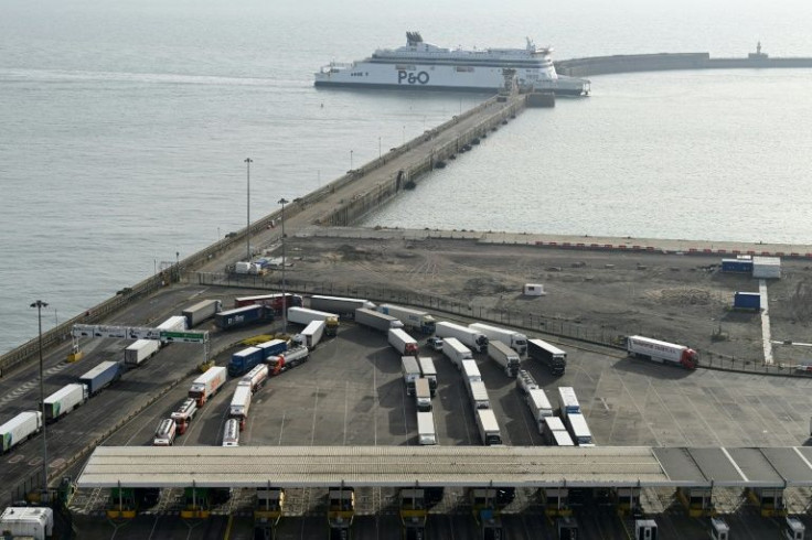 Trucks have faced massive queues at the English port of Dover