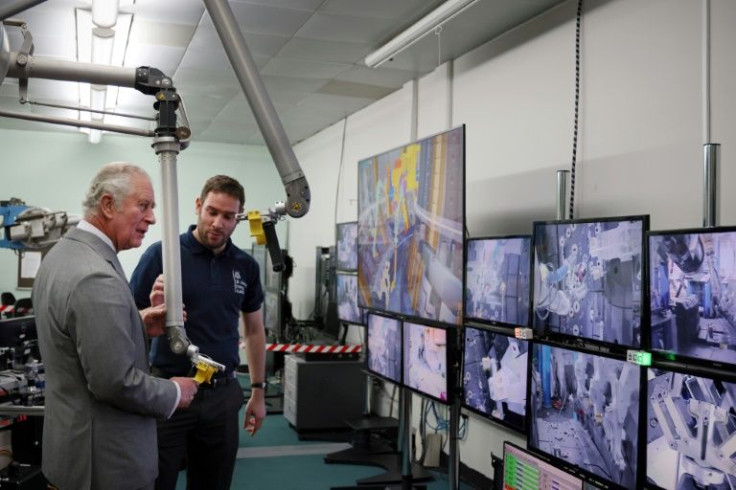 File picture showing Prince Charles visiting the control room at the Joint European Torus (JET) experiment near Oxford, where scientists say they have broken a record for nuclear fusion