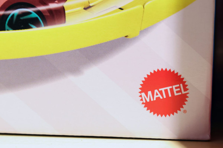 The Mattel logo is seen on a toy for sale in the Kidding Around toy store Manhattan, New York City, U.S., November 23, 2021.