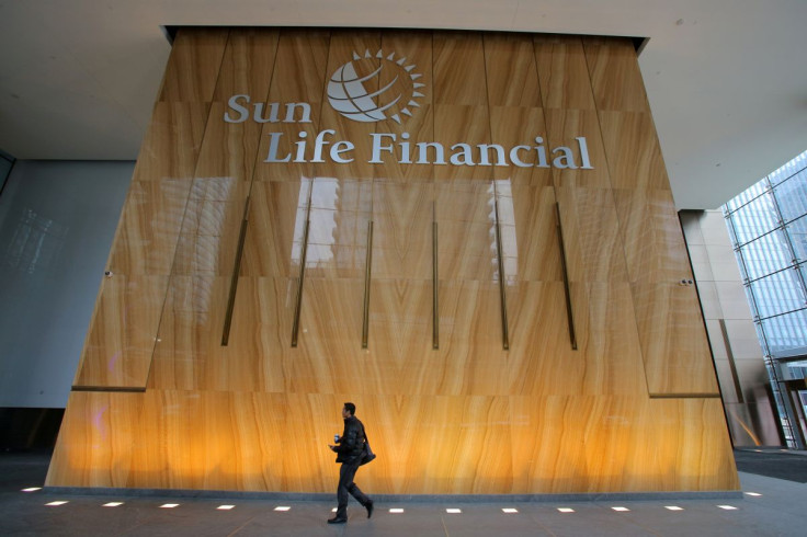 The Sun Life Financial logo is seen at their corporate headquarters of One York Street in Toronto, Ontario, Canada, February 11, 2019.  