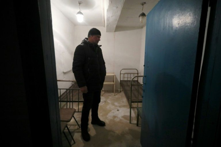 Krasnogorivka hospital chief Sergiy Fedenko says 280 people can shelter in the basement