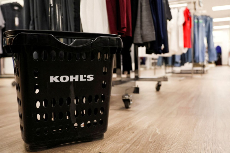 The Kohlâs label is seen on a shopping basket in a Kohlâs department store in the Brooklyn borough of New York, U.S., January 25, 2022.