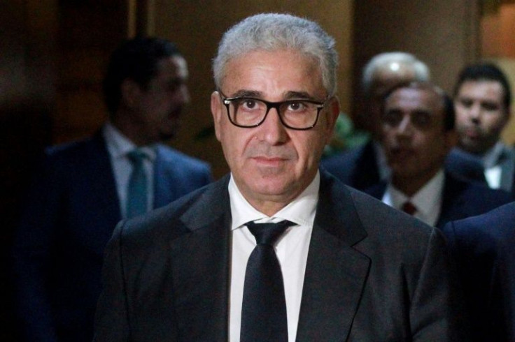 A file picture shows former Libyan interior minister Fathi Bashagha, who has been appointed prime minister by the country's eastern-based parliament
