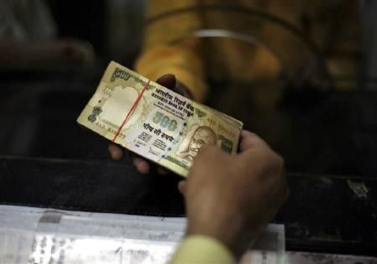 The rupee ended stronger on Monday as investors took comfort from the $1 trillion emergency rescue package aimed at preventing Greece's debt crisis from spreading through the euro zone.