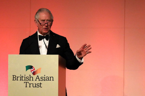 Britain's Prince Charles speaks at a reception to celebrate the British Asian Trust, at The British Museum, in London, Britain, February 9, 2022. Tristan Fewings/Pool via REUTERS
