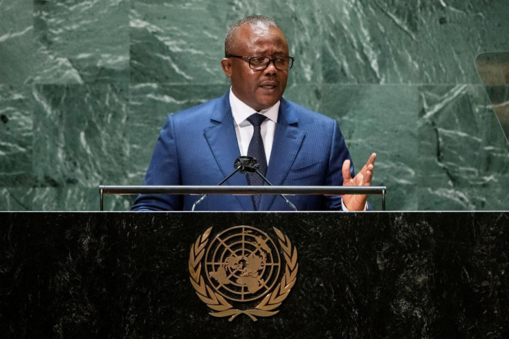 Guinea-Bissau's President Umaro Sissoco Embalo addresses the 76th Session of the U.N. General Assembly in New York City, U.S., September 22, 2021.