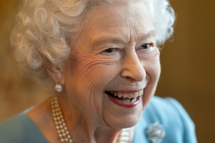 Queen Elizabeth II at a reception in Sandringham House, her Norfolk residence, earlier this month
