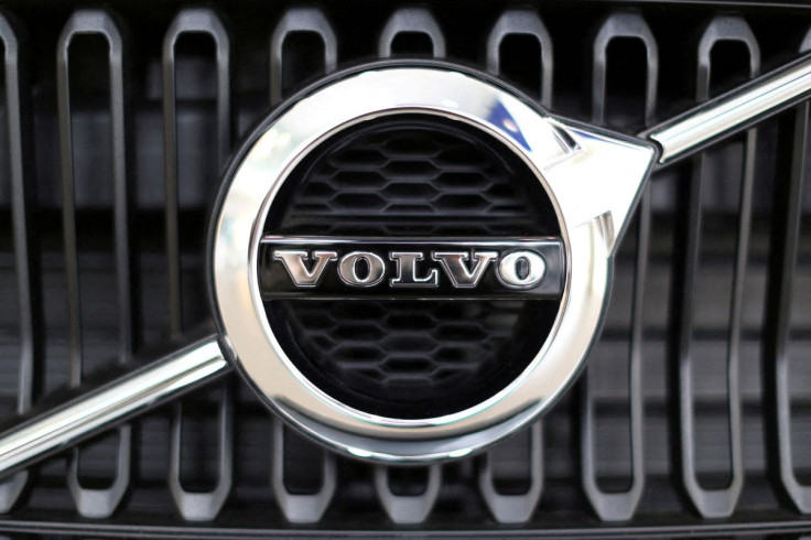 The logo of Volvo is seen on the front grill of a Volvo XC40 SUV displayed at a Volvo showroom in Mexico City, Mexico April 6, 2018. 