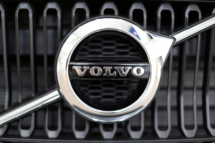 The logo of Volvo is seen on the front grill of a Volvo XC40 SUV displayed at a Volvo showroom in Mexico City, Mexico April 6, 2018.