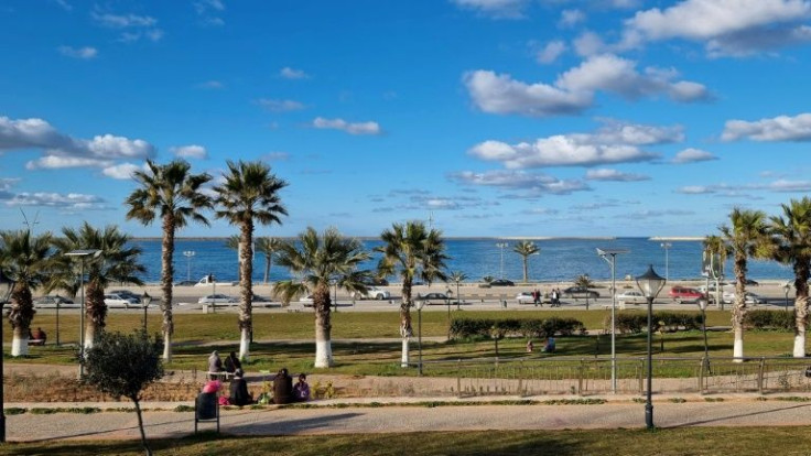 A seaside promenade in Libya's capital Tripoli, where analysts have warned of potential instability and violence