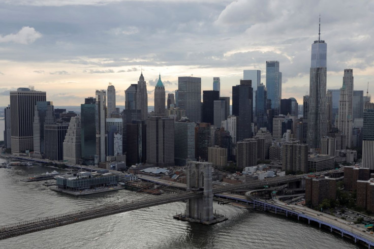 Downtown Manhattan's skyline is seen in New York City, U.S., August 21, 2021.