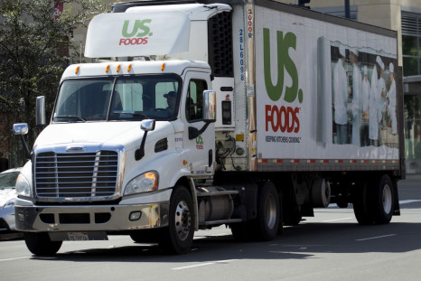 FILE PHOTO - A US Foods delivery truck is shown in San Diego, California  September 1, 2015. 