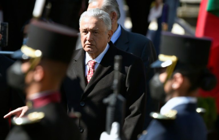 Mexican President Andres Manuel Lopez Obrador, seen here at a ceremony at Chapultepec Castle, in Mexico City, on February 9, 2022, has promised 'zero impunity' for the killer of the fifth journalist murdered in the country this year
