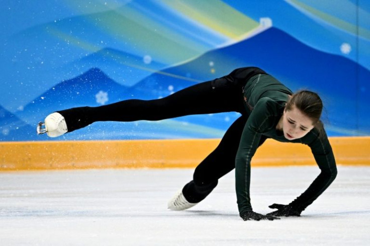 Russia's Kamila Valieva trained on Friday in Beijing
