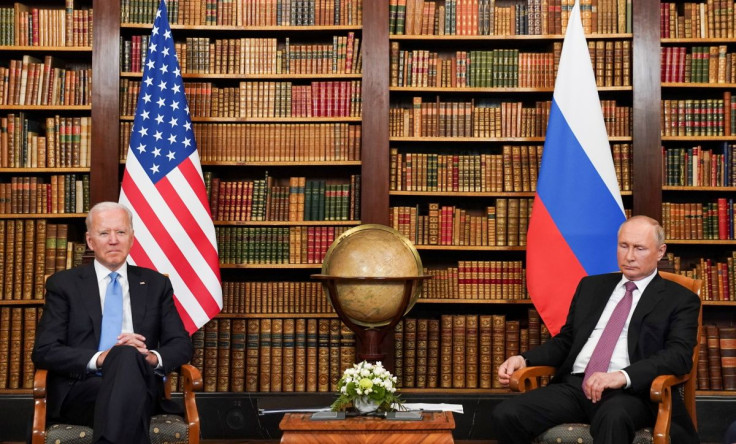 U.S. President Joe Biden and Russia's President Vladimir Putin meet for the U.S.-Russia summit at Villa La Grange in Geneva, Switzerland, June 16, 2021. 