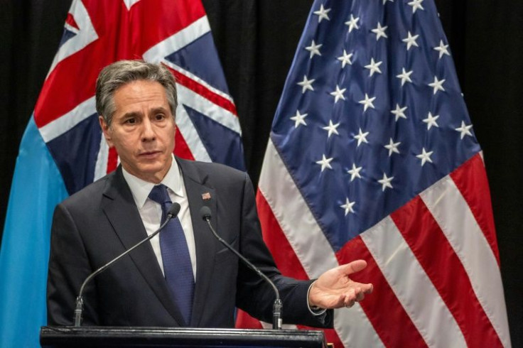 Antony Blinken has met virtually in Fiji with around 18 Pacific island leaders to stress Washington's attention to the region
