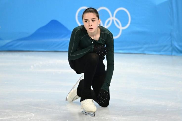 Russia's Kamila Valieva trained on Sunday as her Olympics hung in the balance