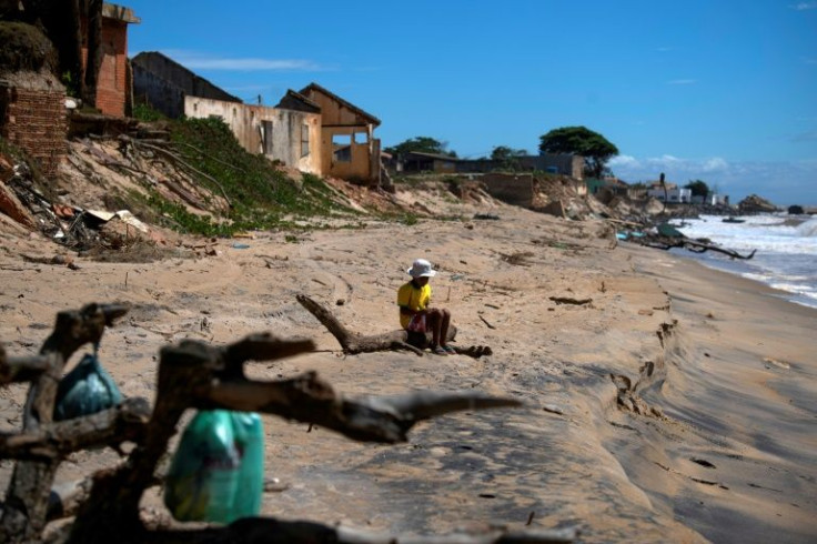 The Brazilian town of Atafona, home to some 6,000 people, has long suffered from extreme erosion and is part of the four percent of coastlines worldwide that lose five meters or more every year
