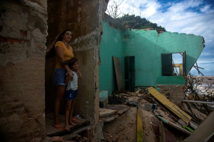 Local authorities have studied plans to curb erosion in the Brazilian town of Atafona, including building dikes to reduce the force of the ocean's waves and hauling sand from the river delta to the beach, but the projects exist only on paper so far