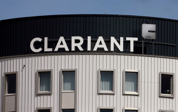 The logo of Swiss specialty chemicals company Clariant is seen at the company's headquarters in Pratteln, Switzerland August 9, 2017.