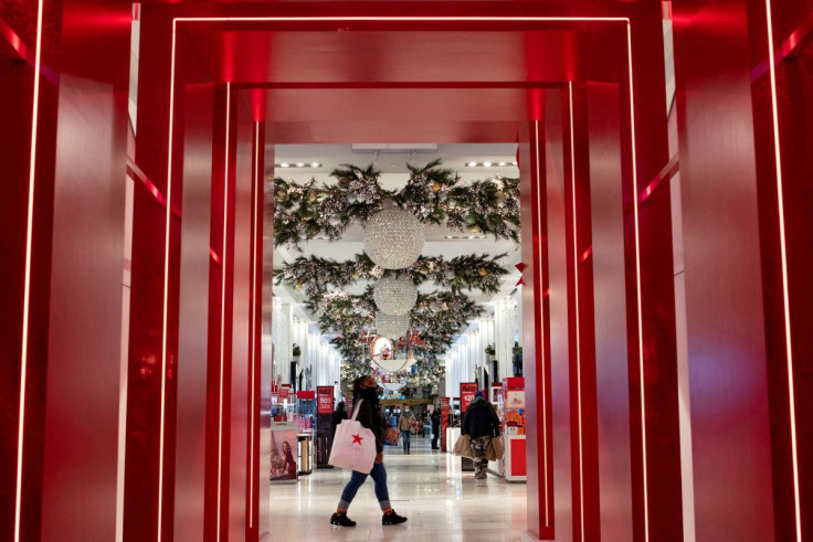 People visit Macy's Herald Square during early opening for the Black Friday sales in Manhattan, New York, U.S., November 27, 2020. 