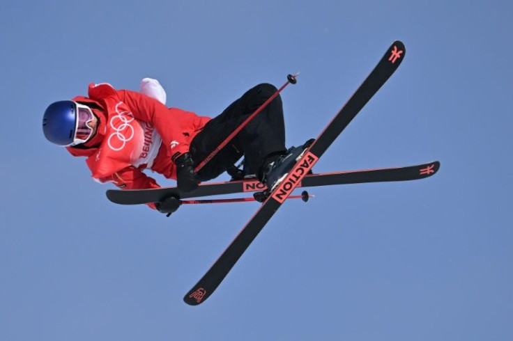 Eileen Gu flies high in freestyle skiing slopestyle final