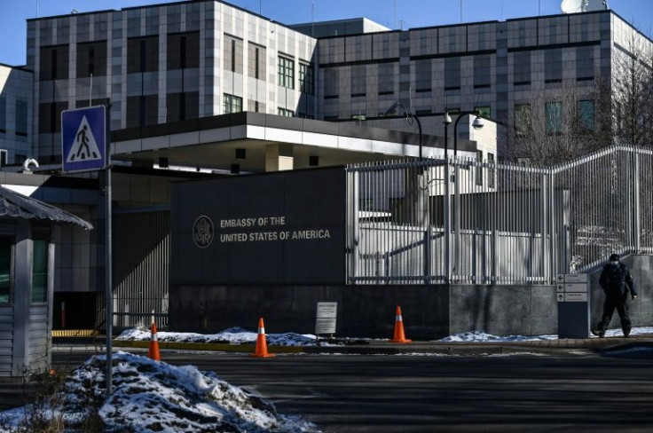 The US embassy in Kyiv was closed after Washington moved its diplomatic mission to Lviv in western Ukraine