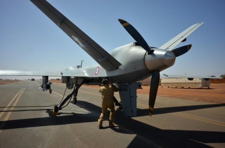 Air power: An armed French Reaper drone at the Barkhane base near Niamey, the capital of Niger