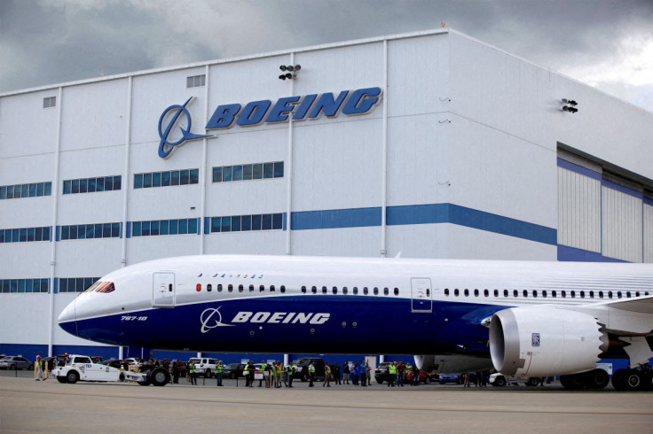 A Boeing 787-10 Dreamliner taxis past the Final Assembly Building at Boeing South Carolina in North Charleston, South Carolina, United States, March 31, 2017.