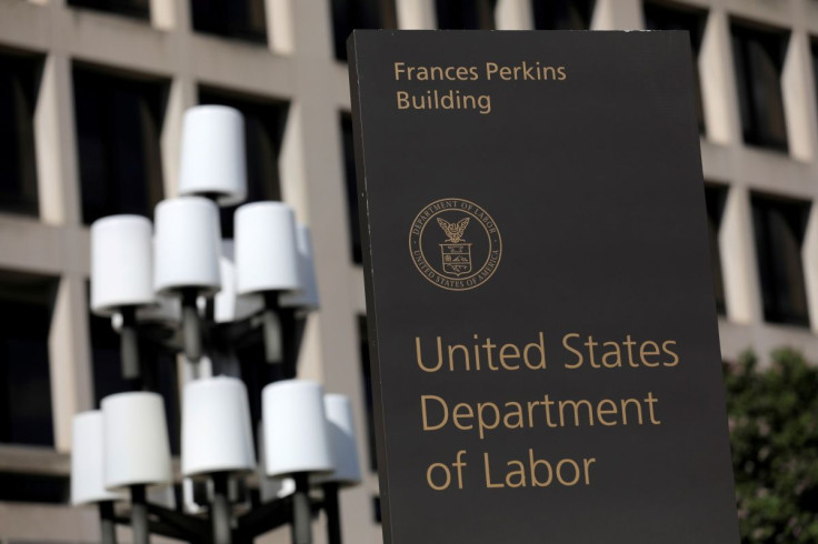 The United States Department of Labor is seen in Washington, D.C., U.S., August 30, 2020. 