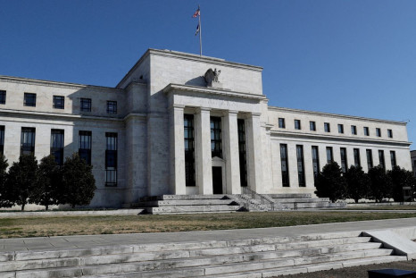 The U.S. Federal Reserve Board building on Constitution Avenue is pictured in Washington, U.S., March 19, 2019. 