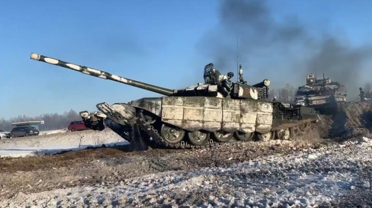 Russian tanks have been in Belarus for joint military exercises