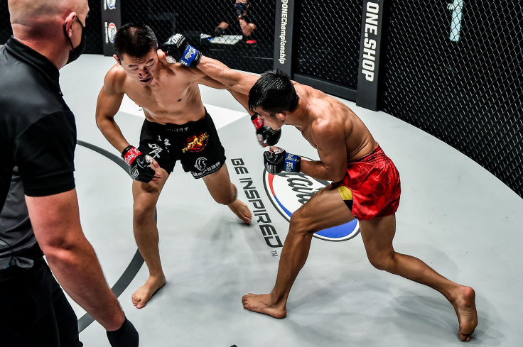 Jeremy Pacatiw in ONE Championship action.